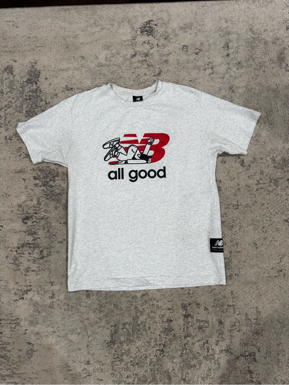 New Balance "All Good" Graphic Tee collective series- size M